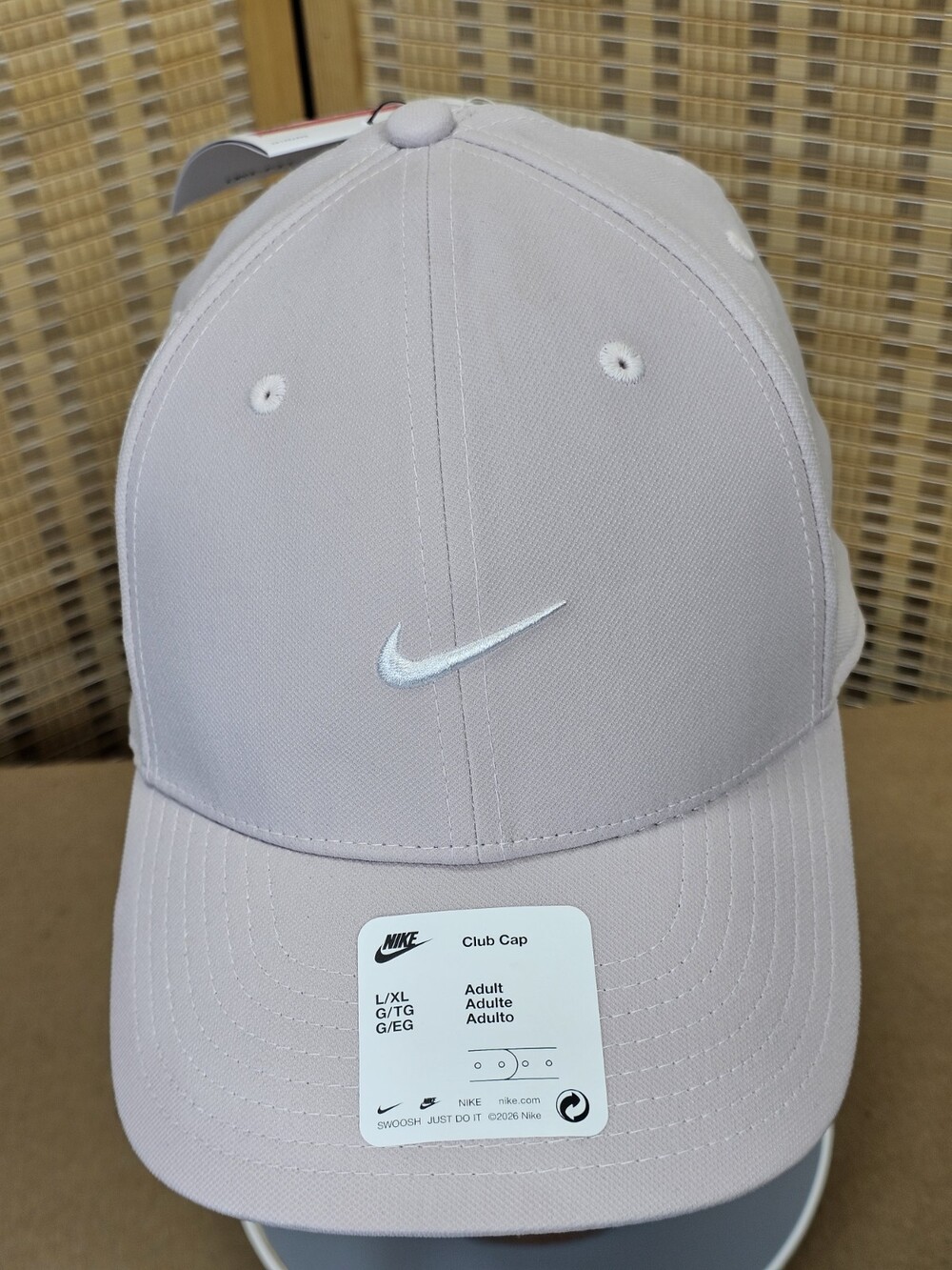 Nike Dri-FIT Club Structured Cap Women’s M/L Platinum Violet Purple.